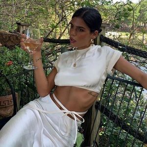 Orseund Iris Le Club Top / Orseund Iris crop top / Orseund Iris Le club ivory